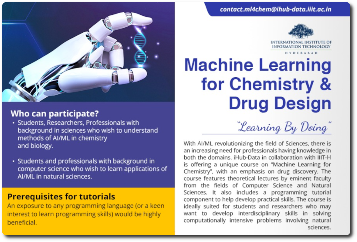 Machine Learning in Chemistry and Drug Design MLDD-2022